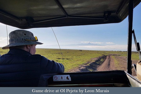 On safari on the plains of Ol Pejeta