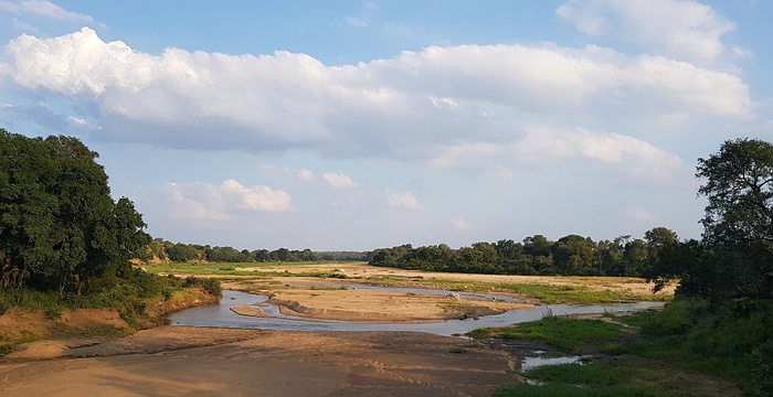 The Sand River in the Skukuza area of the Kruger. 