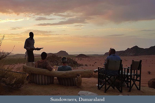 Sundowners in Damaraland