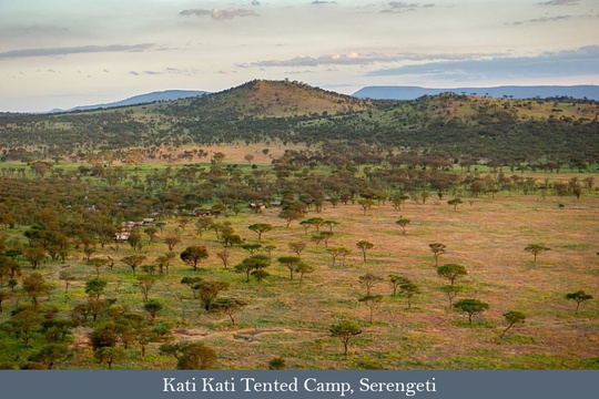 Kati Kati tented camp in the Serengeti